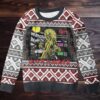 Iron Maiden A Matter of Life and Death Pilot Eddie With Airplane Pattern Ugly Christmas Sweater Iron Maiden A Matter of Life and Death Pilot Eddie With Airplane Pattern Ugly Christmas Sweater