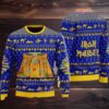 Iron Maiden Mayan Eddie Reindeer Pattern Xmas Gift Holiday 2025 Ugly Christmas Sweater