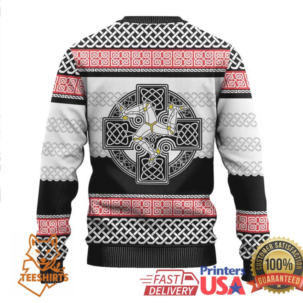 Isle of Man Celtic Knot Ugly Christmas Sweater Celtic Nation Heritage Prid Isle of Man Celtic Knot Ugly Christmas Sweater Celtic Nation Heritage Prid