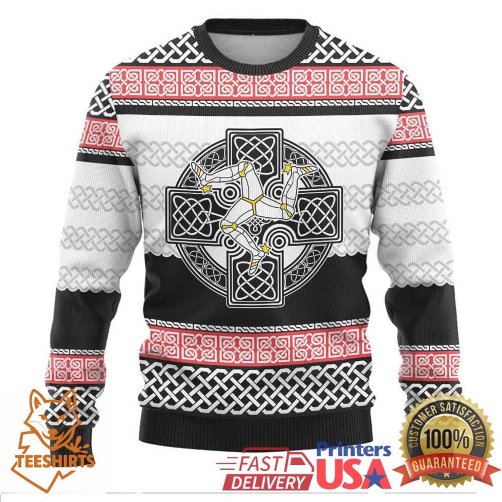 Isle of Man Celtic Knot Ugly Christmas Sweater Celtic Nation Heritage Prid Isle of Man Celtic Knot Ugly Christmas Sweater Celtic Nation Heritage Prid