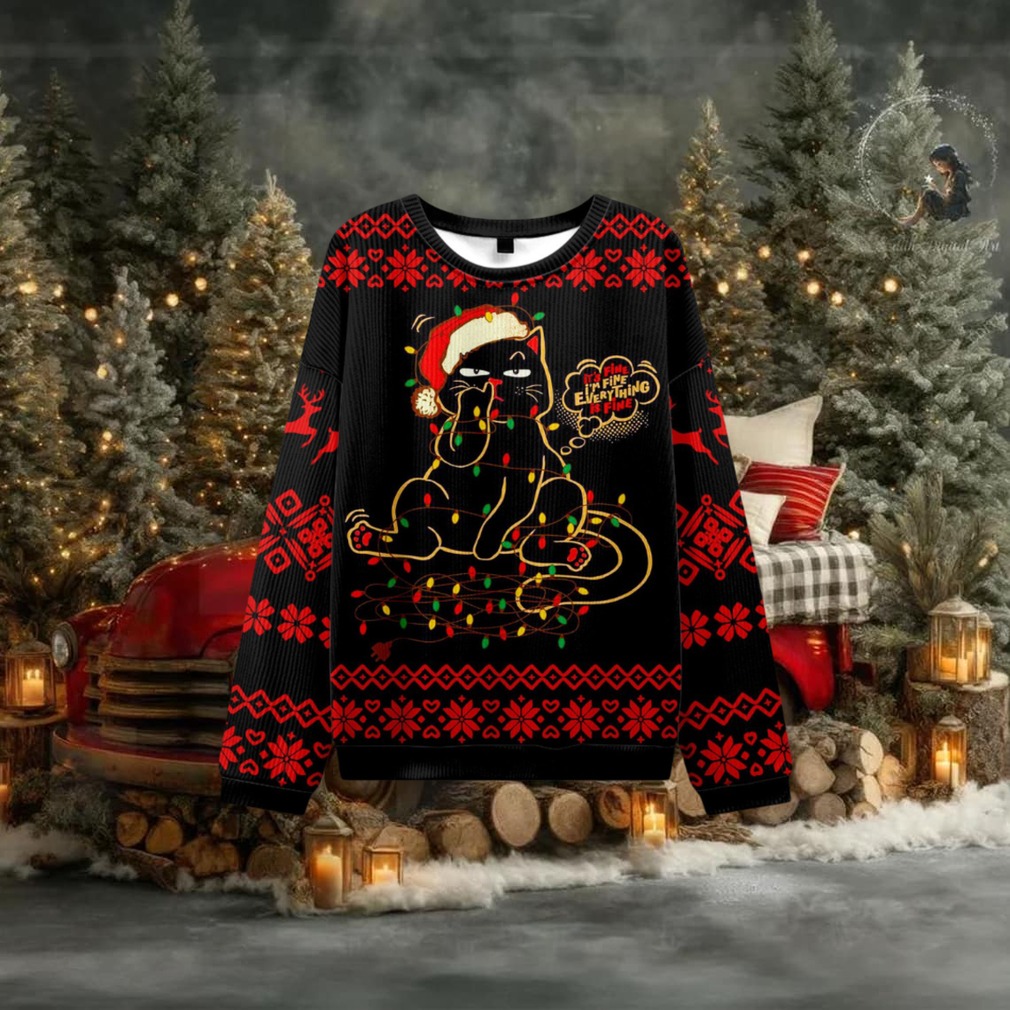 It’m Fine Ugly Christmas Sweatshirt It’m Fine Ugly Christmas Sweatshirt