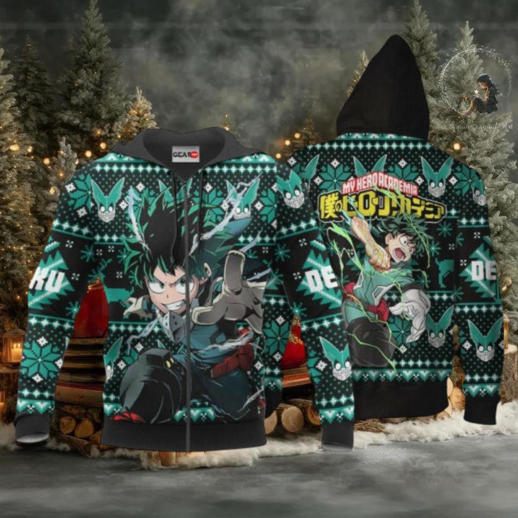 Izuku Midoriya Ugly Christmas Sweater Anime My Hero Academia Manga 2k47 Stylist Unisex Cartoon 3d Hoodi Izuku Midoriya Ugly Christmas Sweater Anime My Hero Academia Manga 2k47 Stylist Unisex Cartoon 3d Hoodi