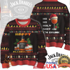 Jack Daniel’s Happy Alcoholiday Ugly Sweater