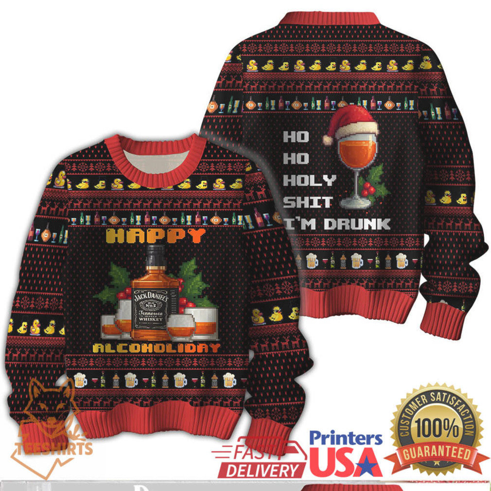 Jack Daniel’s Happy Alcoholiday Ugly Sweater Jack Daniel’s Happy Alcoholiday Ugly Sweater