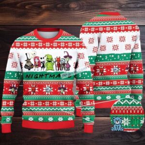 Jack Skellington Sally Clown Lock Zero Devil Ugly Christmas Sweatshirt Men