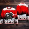 Houston Texans Bulls On Parade Ugly Christmas Sweater White Blue
