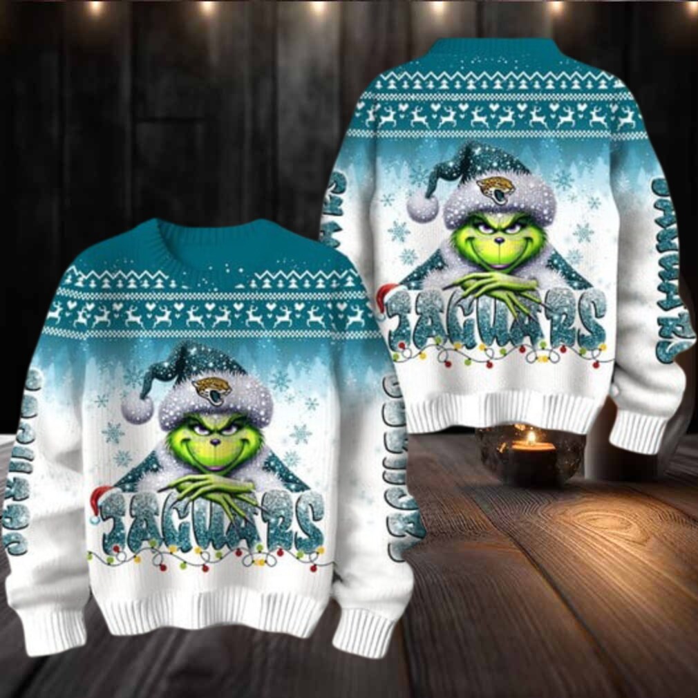 Jacksonville Jaguars Grinch Stolen Christmas Sweater Jacksonville Jaguars Grinch Stolen Christmas Sweater