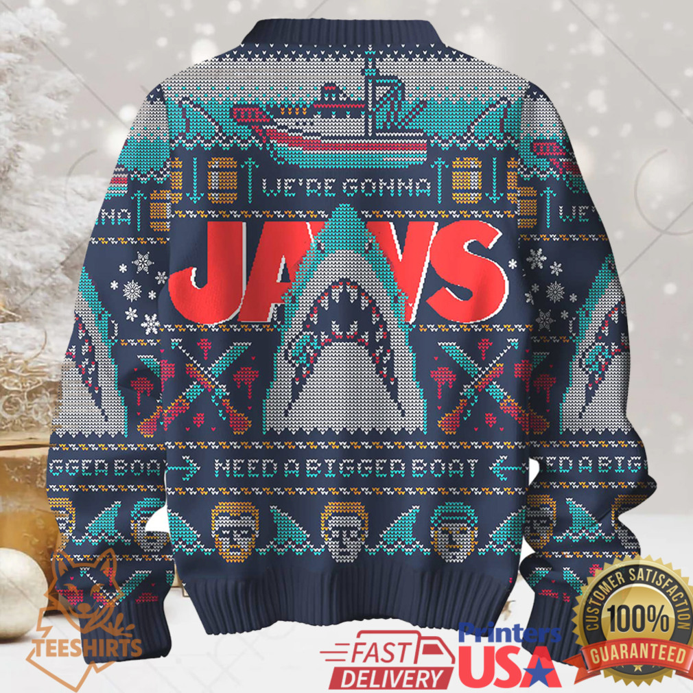 Jaws We’re Gonna Need a Bigger Boat Ugly Christmas Sweater Jaws We’re Gonna Need a Bigger Boat Ugly Christmas Sweater