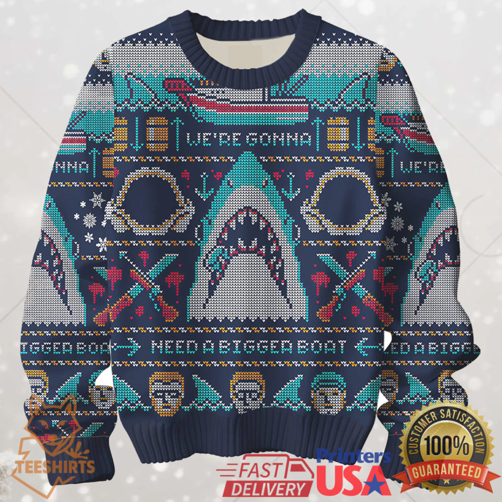 Jaws We’re Gonna Need a Bigger Boat Ugly Christmas Sweater Jaws We’re Gonna Need a Bigger Boat Ugly Christmas Sweater