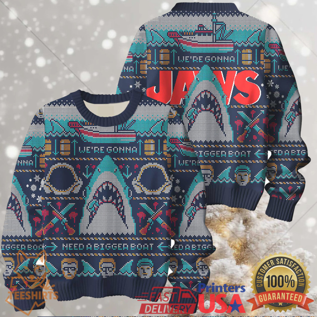 Jaws We’re Gonna Need a Bigger Boat Ugly Christmas Sweater Jaws We’re Gonna Need a Bigger Boat Ugly Christmas Sweater