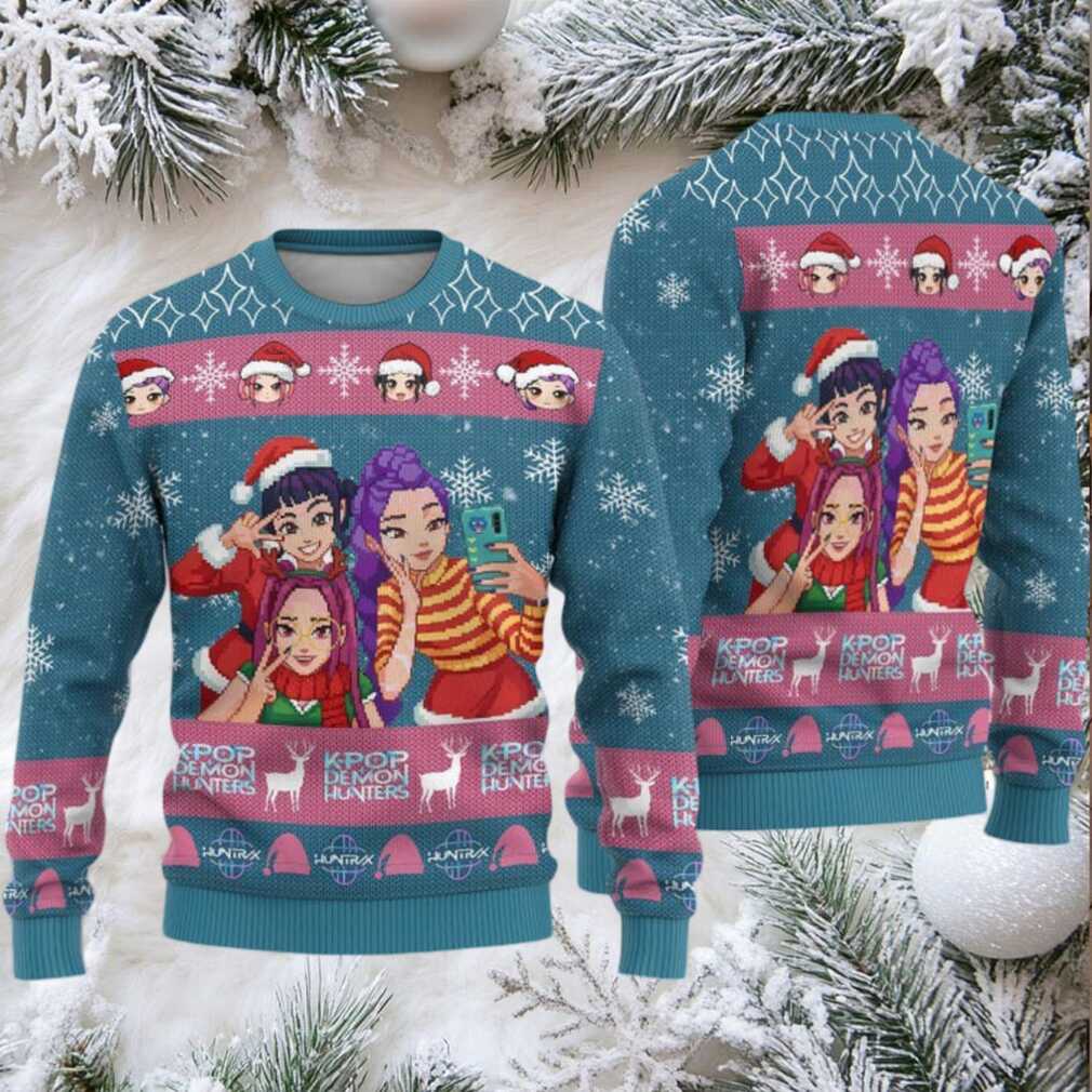 K Pop Demon Hunters Ugly Christmas Sweater K Pop Demon Hunters Ugly Christmas Sweater