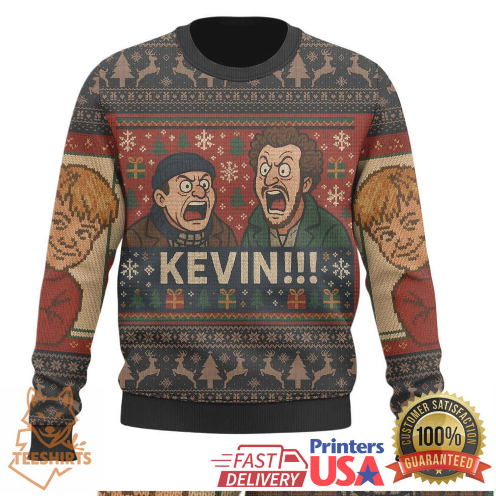 KEVIN!!! Home Alone Ugly Christmas Sweater KEVIN!!! Home Alone Ugly Christmas Sweater