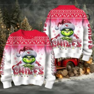 Kansas City Chiefs Grinch Stolen Christmas Sweater
