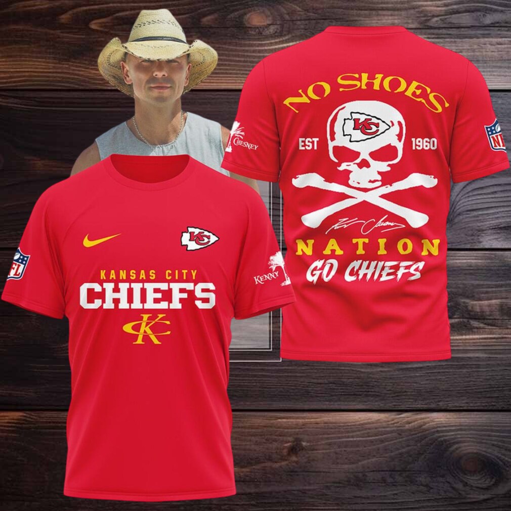 Kansas City Chiefs Kenny Chesney No Shoes Nation Go Chiefs Hoodie T Shirt Kansas City Chiefs Kenny Chesney No Shoes Nation Go Chiefs Hoodie T Shirt