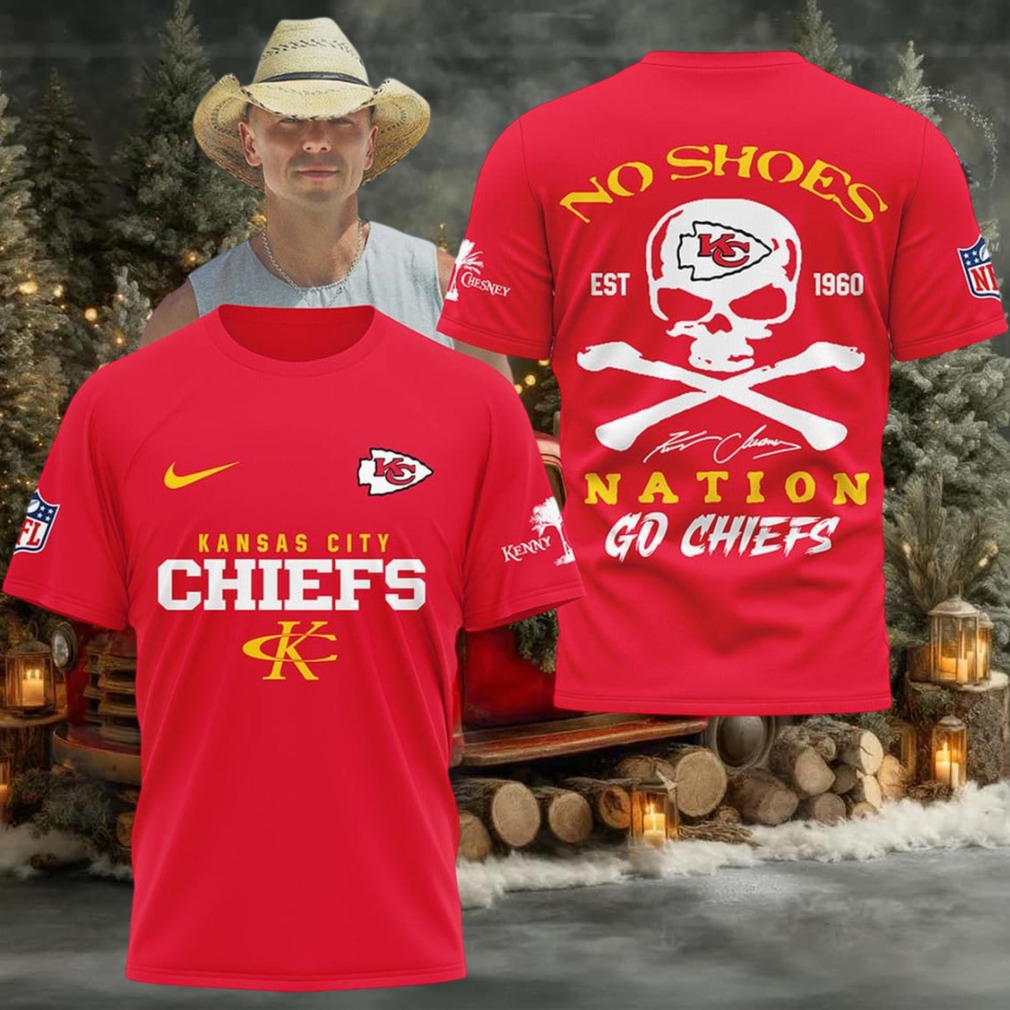 Kansas City Chiefs Kenny Chesney No Shoes Nation Go Chiefs Hoodie T Shirt Kansas City Chiefs Kenny Chesney No Shoes Nation Go Chiefs Hoodie T Shirt