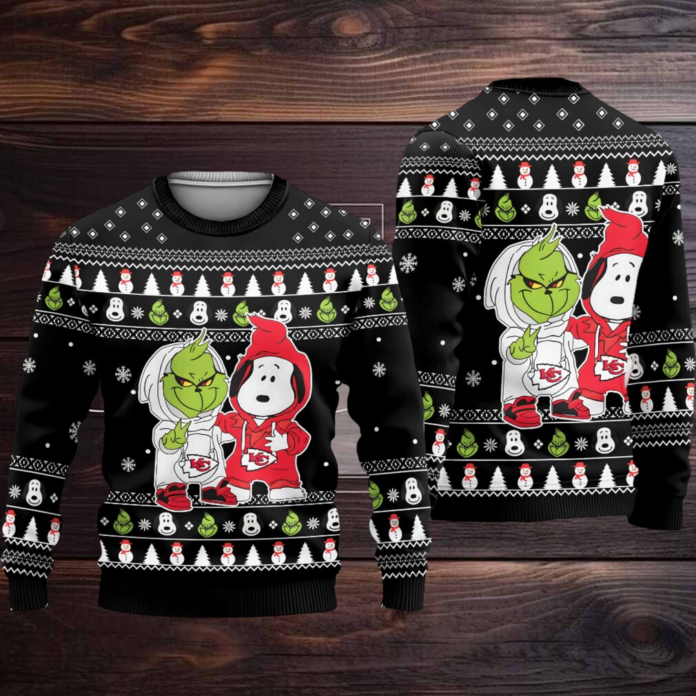 Kansas City Chiefs – Grinch And Snoopy Ugly Christmas Sweater.jfif Kansas City Chiefs – Grinch And Snoopy Ugly Christmas Sweater.jfif