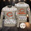 Dark Red Las Vegas Raiders NFL Ugly Christmas Sweater Name Customized Dark Red Las Vegas Raiders NFL Ugly Christmas Sweater Name Customized
