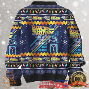 Knitted Jumper Back To The Future Ugly Christmas Sweater
