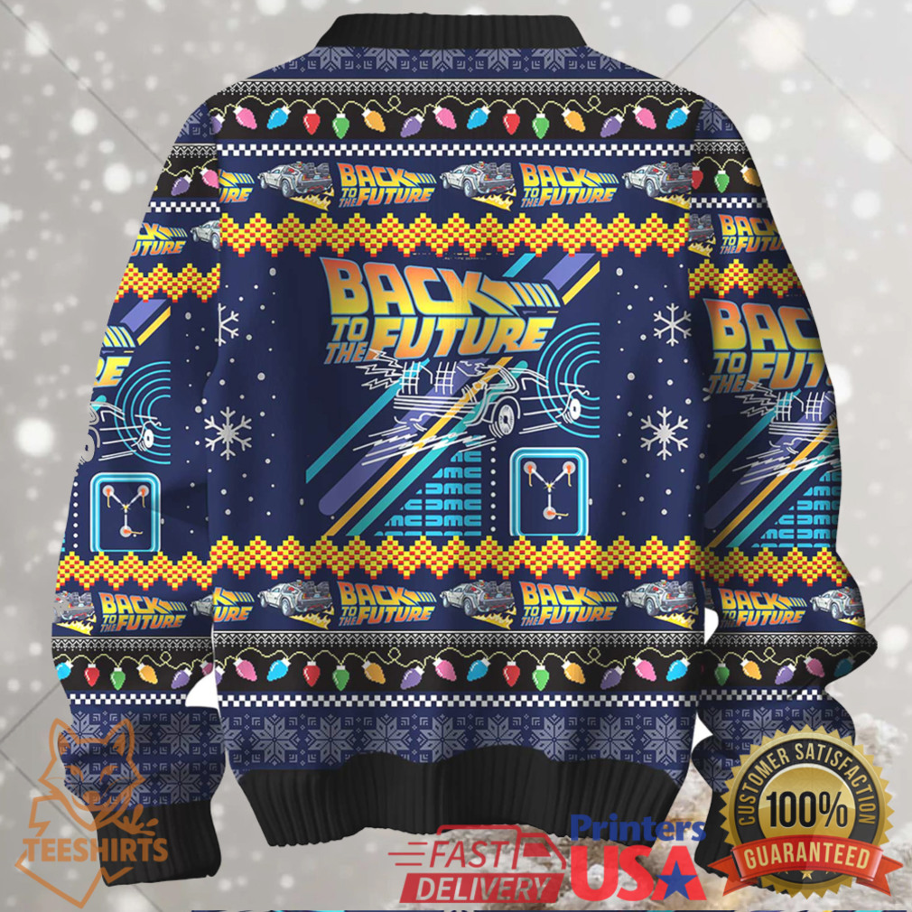Knitted Jumper Back To The Future Ugly Christmas Sweater Knitted Jumper Back To The Future Ugly Christmas Sweater