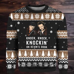 Knock Knock on Kevin's Door Christmas Ugly Sweater