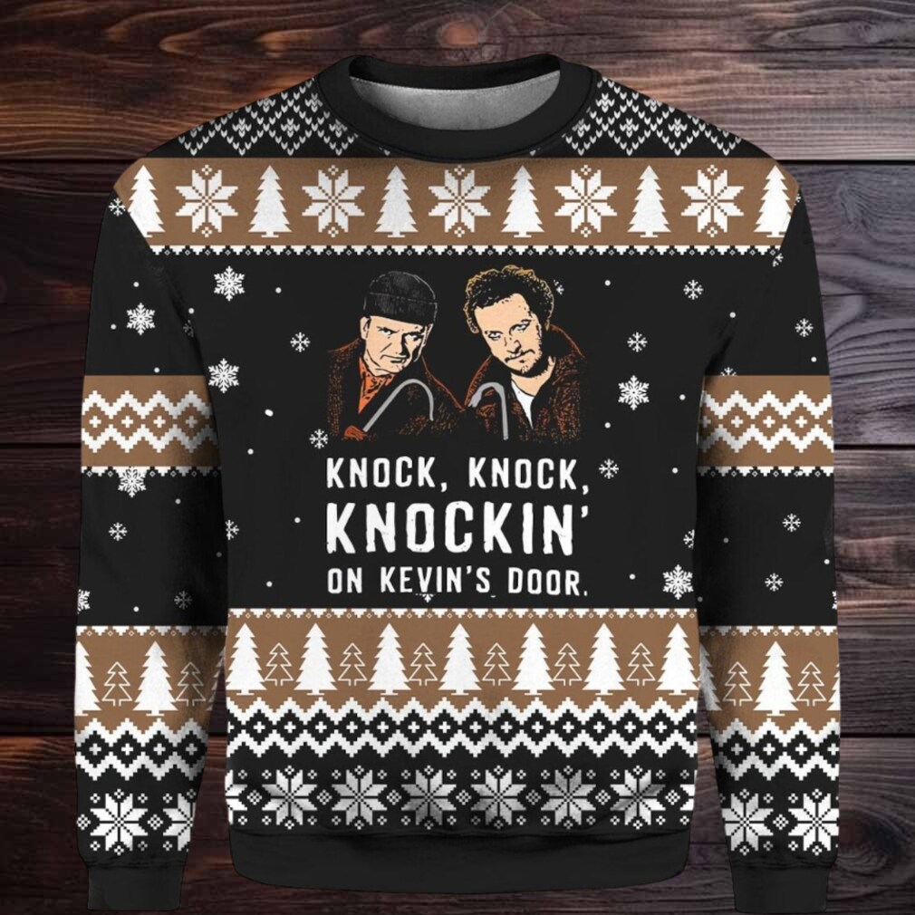 Knock Knock on Kevin’s Door Christmas Ugly Sweater Knock Knock on Kevin’s Door Christmas Ugly Sweater