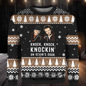 Knock Knock on Kevin's Door Christmas Ugly Sweater