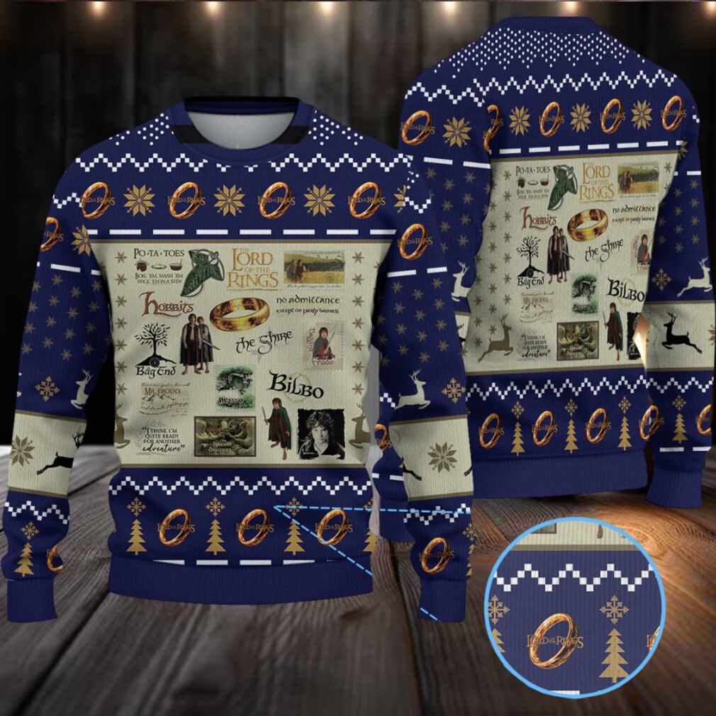 LOTR Version 2 Christmas Knitted Sweater LOTR Version 2 Christmas Knitted Sweater