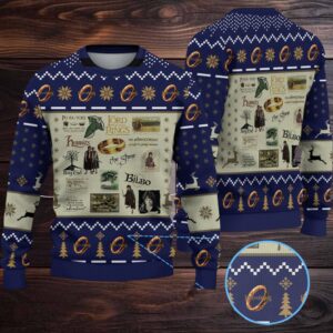 LOTR Version 2 Christmas Knitted Sweater