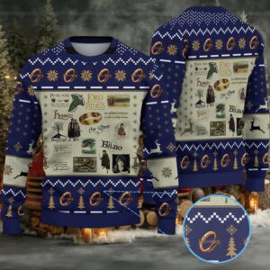 LOTR Version 2 Christmas Knitted Sweater
