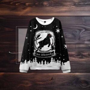 Live Deliciously Ugly Christmas Sweatshirt