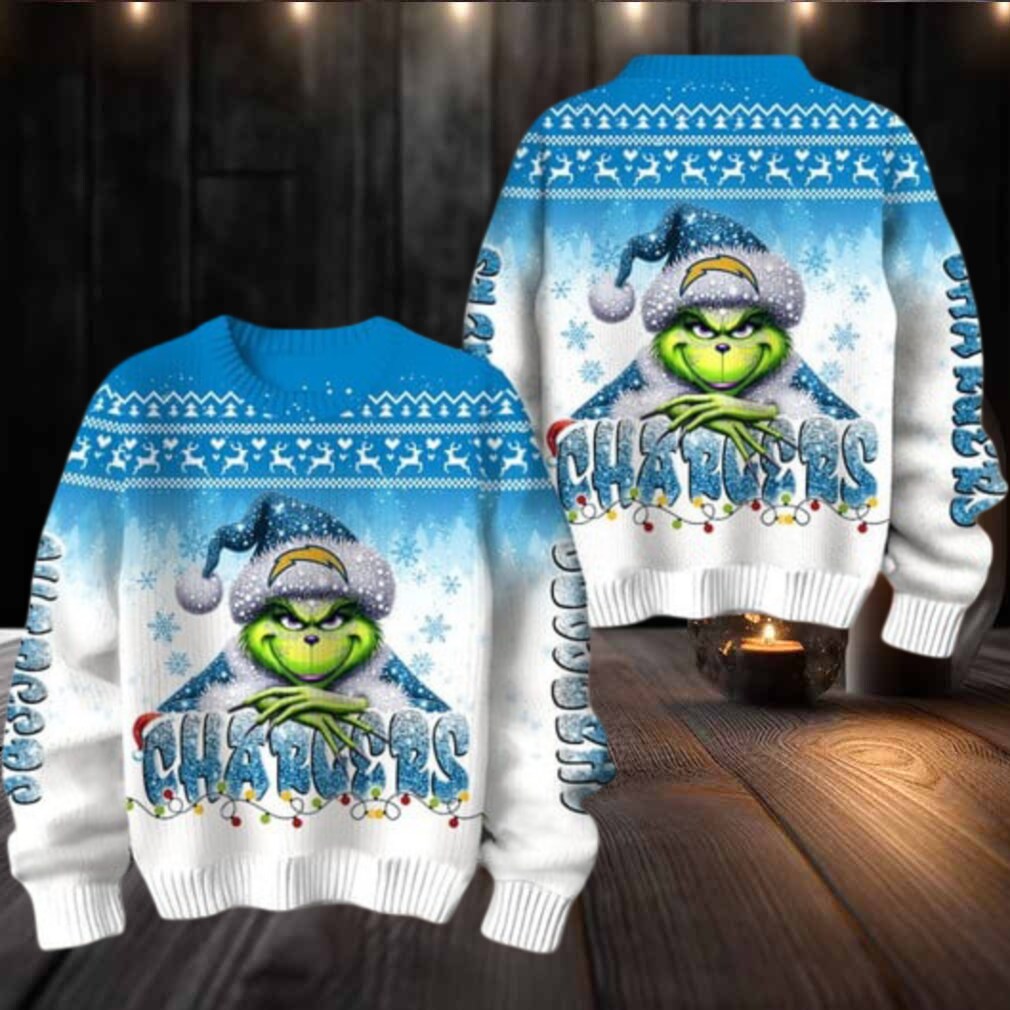 Los Angeles Chargers Grinch Stolen Christmas Sweater Los Angeles Chargers Grinch Stolen Christmas Sweater