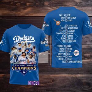 Los Angeles Dodgers 2024 2025 World Series T Shirt