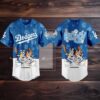 Detroit Tigers 2025 Bluey MLB Game Night Christmas Baseball Jersey