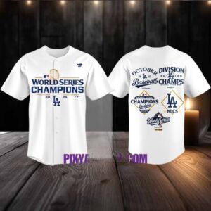Los Angeles Dodgers 25 World Series Champions Jersey