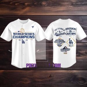 Los Angeles Dodgers 25 World Series Champions Jersey