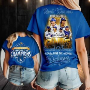 Los Angeles Dodgers MLB 2025 World Series Champions Blue Shirt