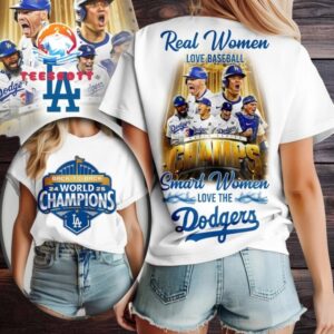 Los Angeles Dodgers MLB 2025 World Series Champions White Shirt