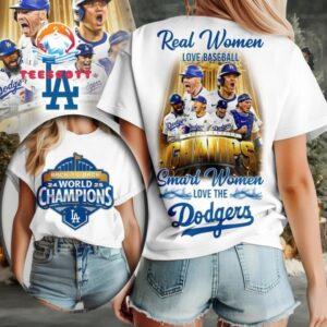 Los Angeles Dodgers MLB 2025 World Series Champions White Shirt