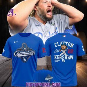 Los Angeles Dodgers – Clayton Kershaw x World Series Champions 2025 T Shirt, Hoodie