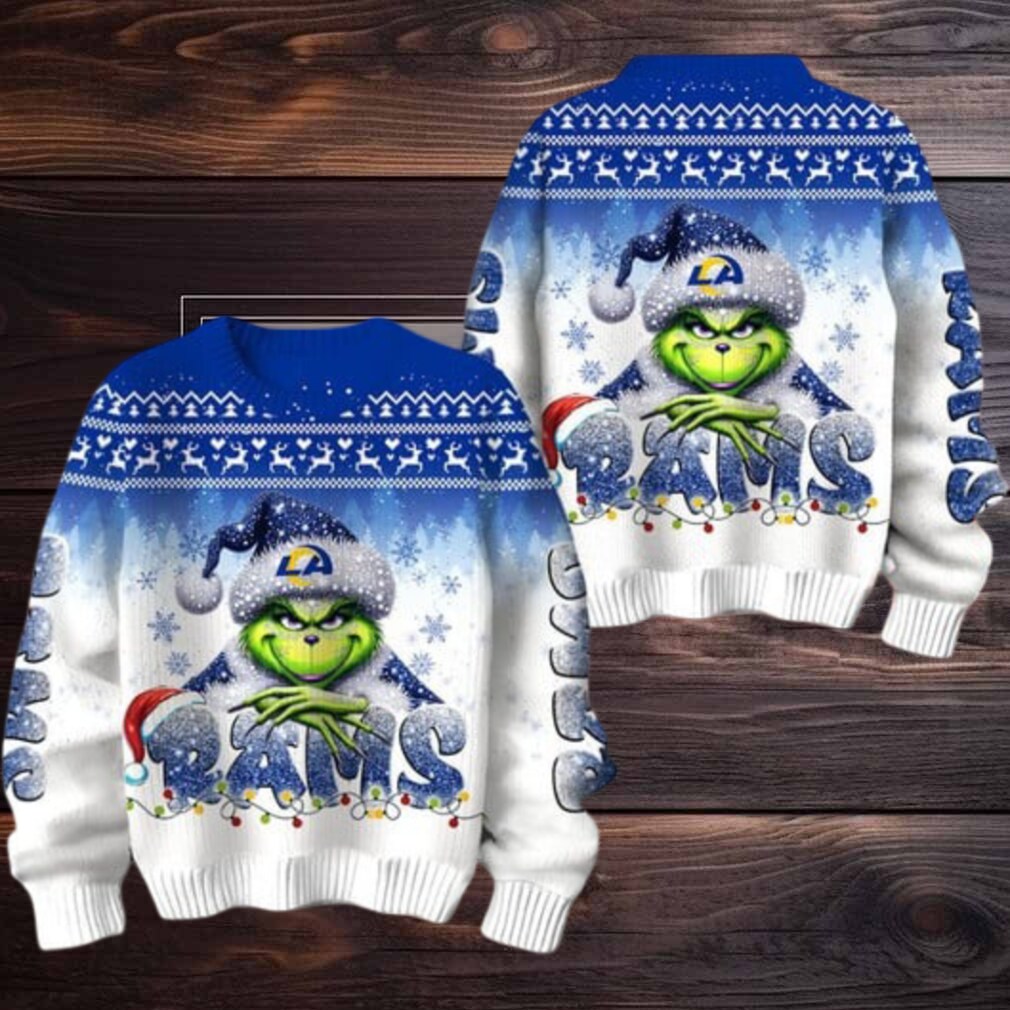 Los Angeles Rams Grinch Stolen Christmas Sweater Los Angeles Rams Grinch Stolen Christmas Sweater