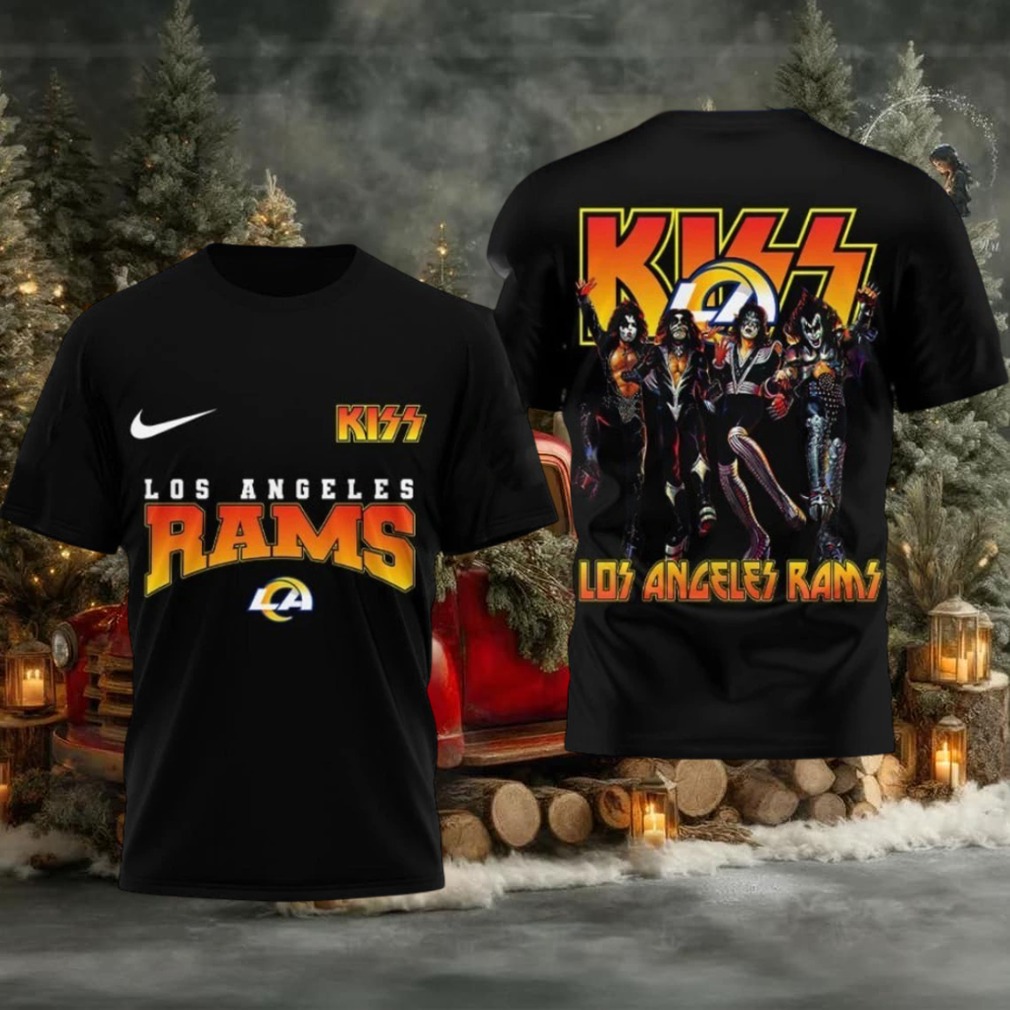 Los Angeles Rams NFL Kiss Band Shirt Los Angeles Rams NFL Kiss Band Shirt