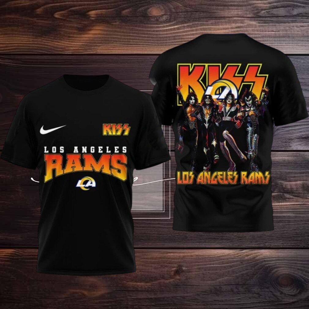 Los Angeles Rams NFL Kiss Band Shirt Los Angeles Rams NFL Kiss Band Shirt