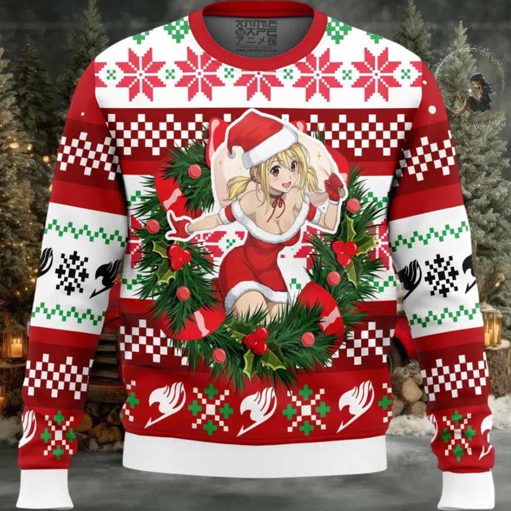 Lucy Heartfilia Fairy Tail Ugly Christmas Sweater Lucy Heartfilia Fairy Tail Ugly Christmas Sweater