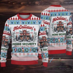 McCallister Home Security Home Alone Christmas Knitted Sweater