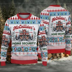 McCallister Home Security Home Alone Christmas Knitted Sweater