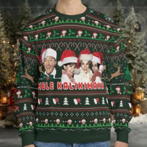 Mele Kalikimak Bing Crosby Ugly Christmas Sweatshirt