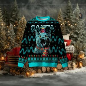 Meowfo Ugly Christmas Sweatshirt