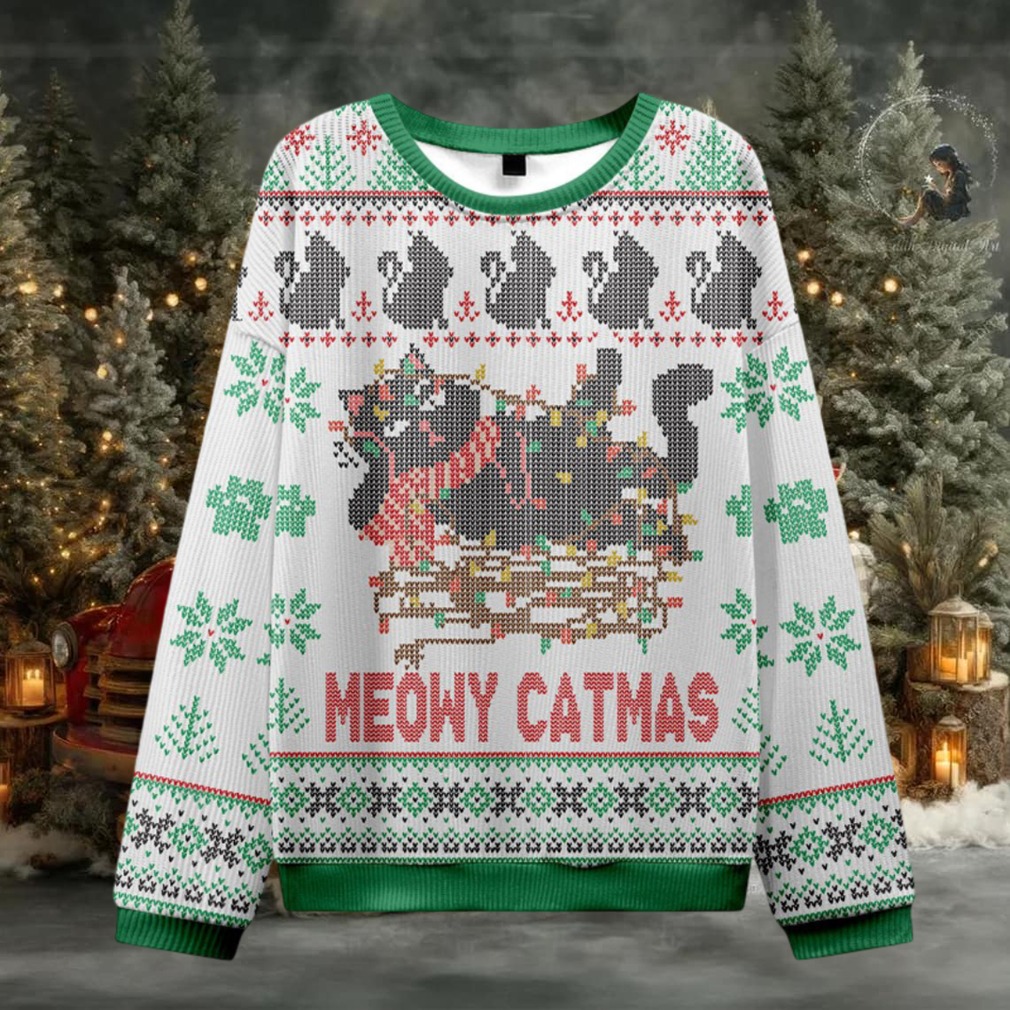 Meowy Catmas Ugly Christmas Sweater Meowy Catmas Ugly Christmas Sweater