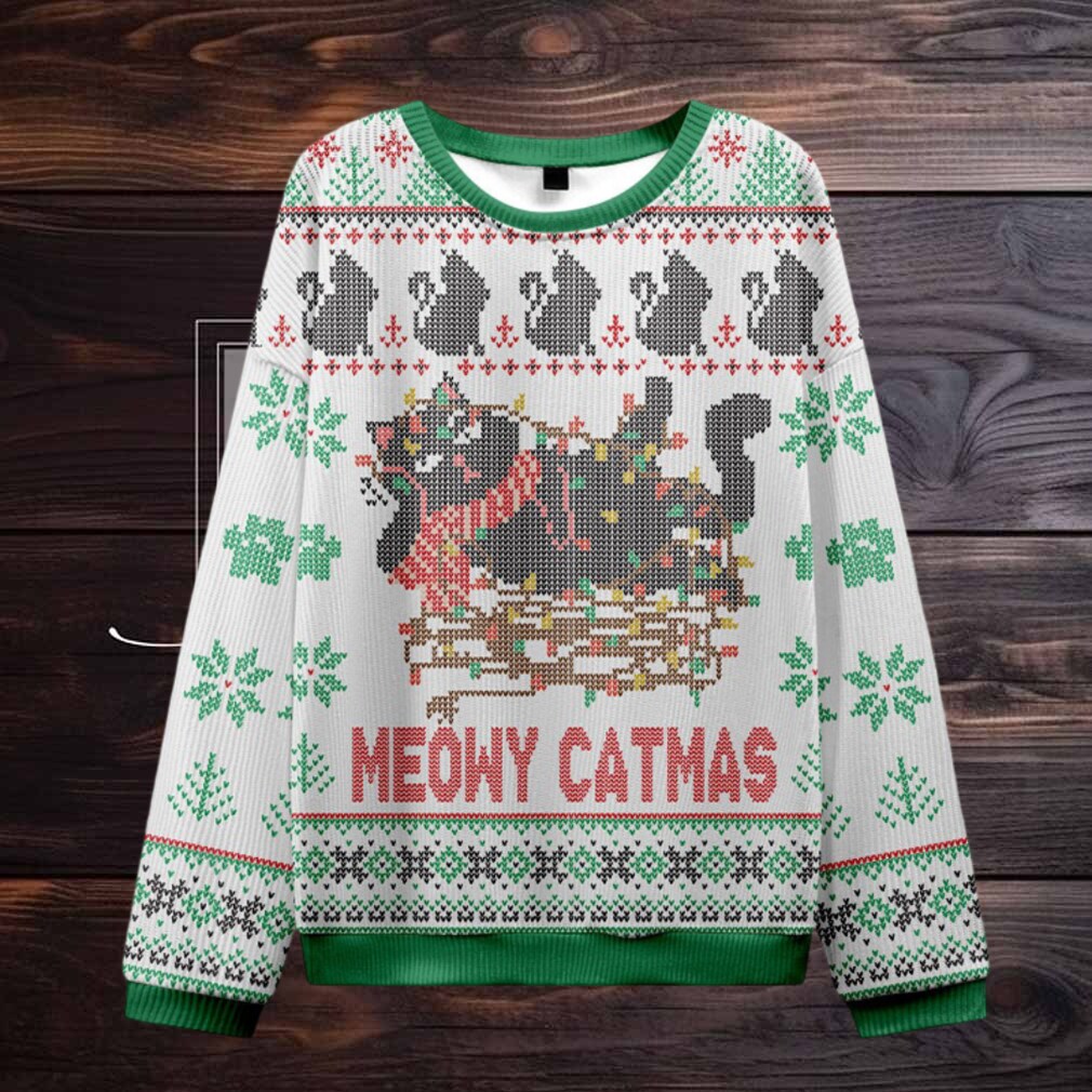 Meowy Catmas Ugly Christmas Sweater Meowy Catmas Ugly Christmas Sweater