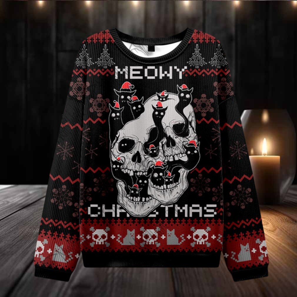 Meowy Christmas Ugly Sweatshirts Meowy Christmas Ugly Sweatshirts